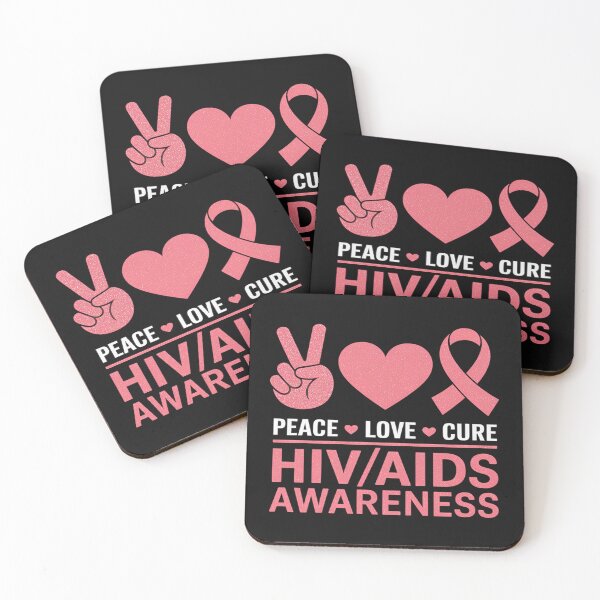 Item preview, Peace Love Cure World Aids Day HIVAIDS Awareness Men Women 1 designed and sold by Bstilablhot.