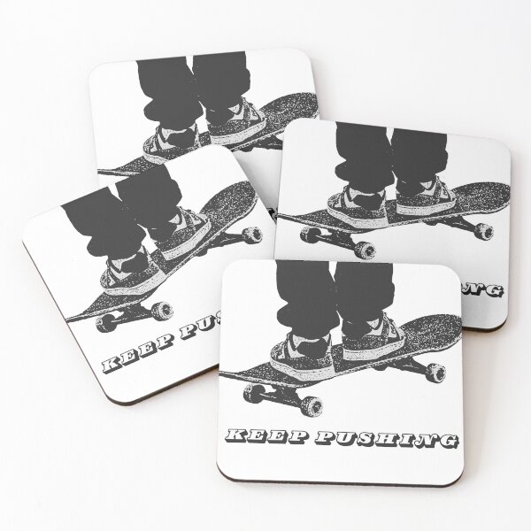 Item preview, Keep pushing skater 2 designed and sold by TrisselShop.