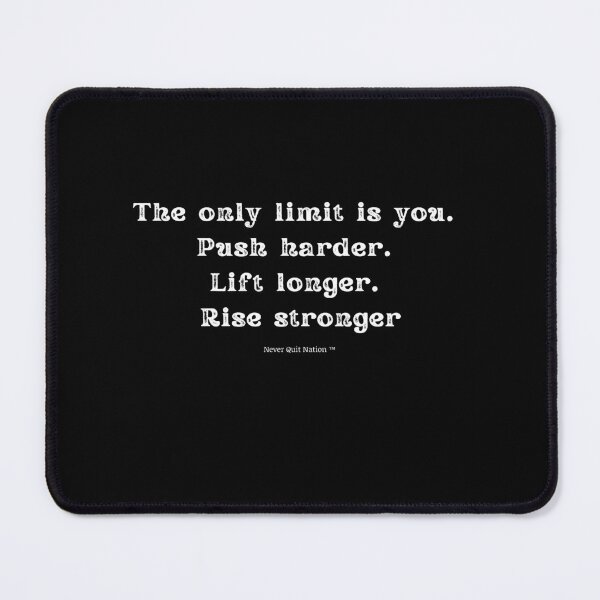 Item preview, Motivational Gym Quote #002 designed and sold by NeverQuitNation.