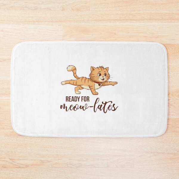 Item preview, Cute Pilates Cat – “Ready for meow-lates” designed and sold by sashica.