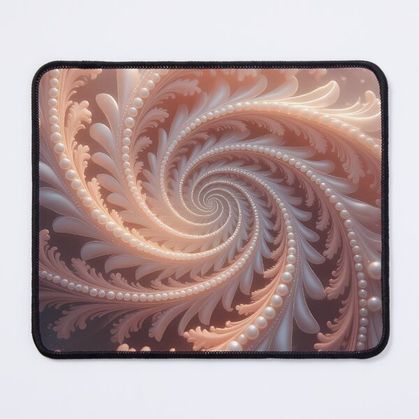Item preview, Elegant Spiral of Pearls, Coral && Leaves (image size 8320x12480) designed and sold by Digital-Davinci.