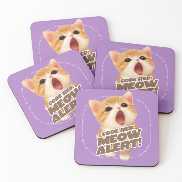 Item preview, Code Red: Meow Alert! -Cute Kitten designed and sold by EdvvinStudios.