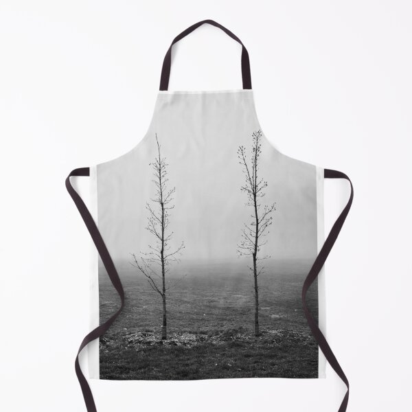 Item preview, Two Leaf Less Trees Black and White Photographic Print designed and sold by Mother-Nature65.