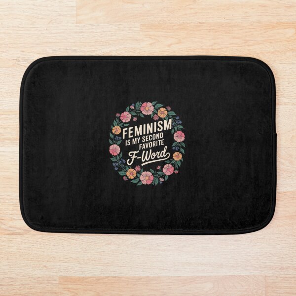Item preview, Feminism is My Second Favorite F-Word Feminist Floral  designed and sold by RsFilsingerArt.