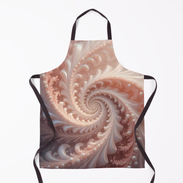 Item preview, Elegant Spiral of Pearls, Coral & Leaves (image size 8320x12480) designed and sold by Digital-Davinci.