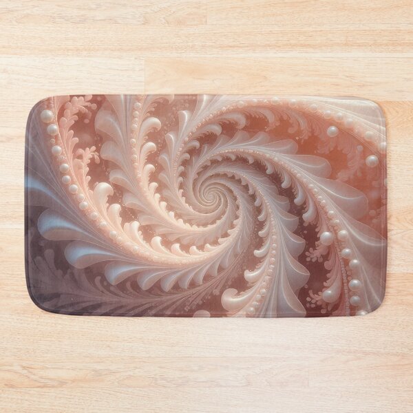 Item preview, Elegant Spiral of Pearls, Coral & Leaves (image size 8320x12480) designed and sold by Digital-Davinci.