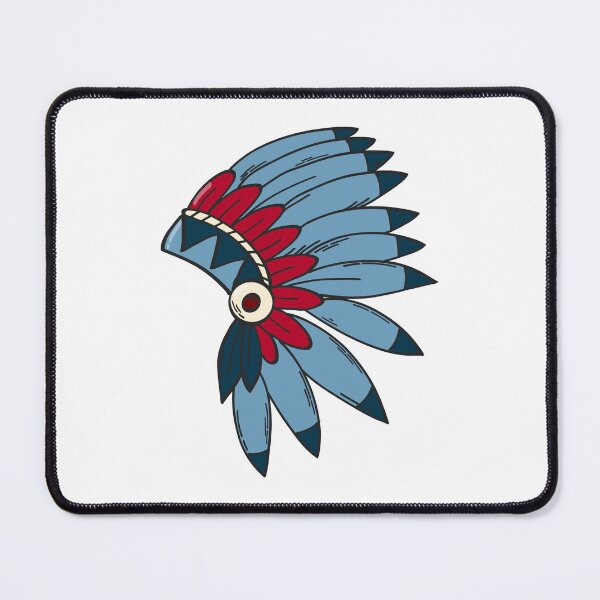 Item preview, Native American War Bonnet Chief Headdress Tribal Art designed and sold by Like it.