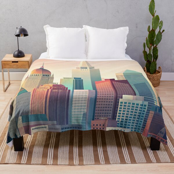 Item preview, Minimalist skyline of Boston designed and sold by paulrommer.