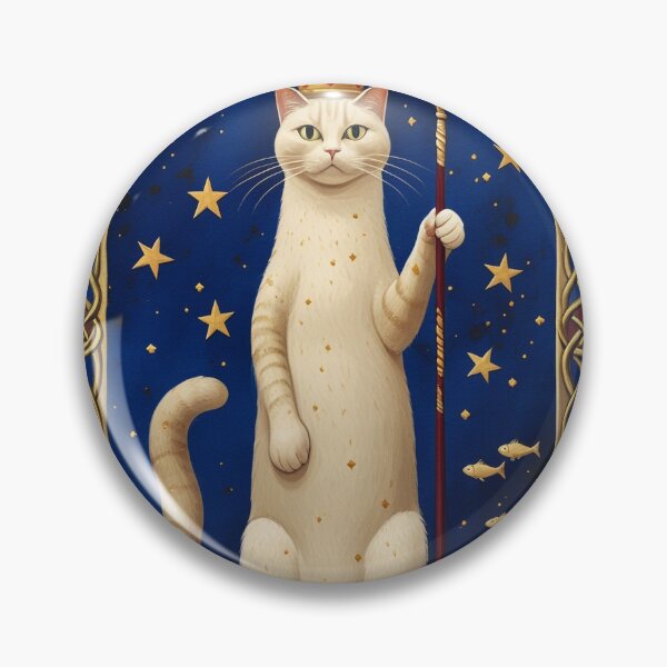 Artikelvorschau, Mittelalterliche Kunst: Krone für langhaarige Katzen in Cremefarben entworfen und verkauft von PictorialWhimsy.