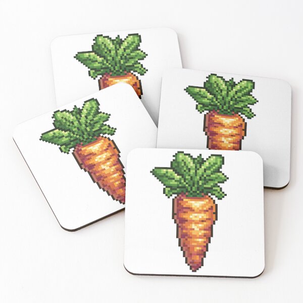 Item preview, Pixel Carrot – 16-Bit Vegetable Design designed and sold by Digital Dreamtales.