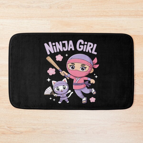 Item preview, Ninja Girl Birthday Party Ninjas Warrior Cat Lover Kid designed and sold by NetoGalaxy.
