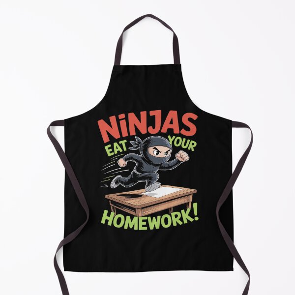 Item preview, Ninjas Eat Your Homework Funny designed and sold by NetoGalaxy.