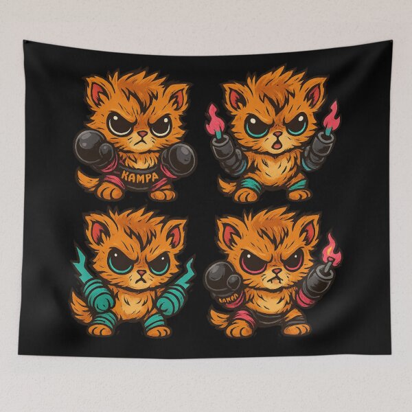 Item preview, Hardcore Tater Tot Cat Reborn as Warrior Kitten designed and sold by SpokeBender.