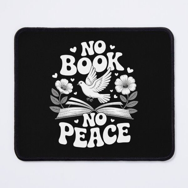 Item preview, NO Book NO Peace – Open Pages Calm Minds DEEP Stories designed and sold by NetoGalaxy.