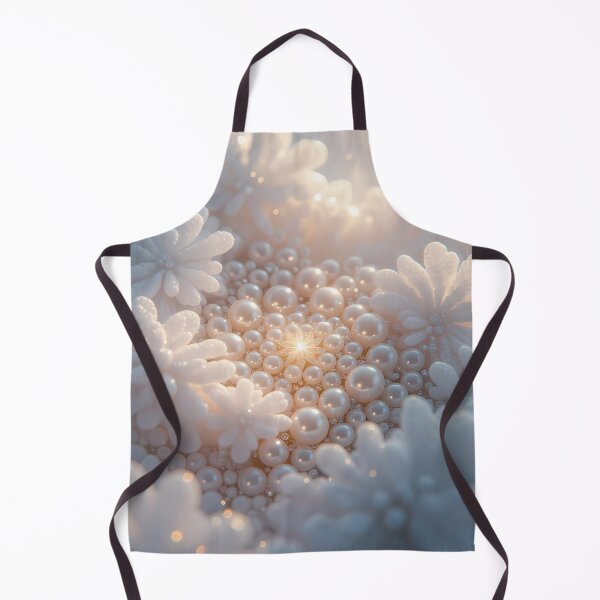 Item preview, Pearls Flower Motif, Glowing Art (image size 8320x12480) designed and sold by Digital-Davinci.