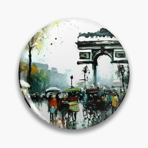 Item preview, Champs-Élysée: Parisian Lights and Carriages Along the Grand Boulevard - 06 designed and sold by artdesignsnow.