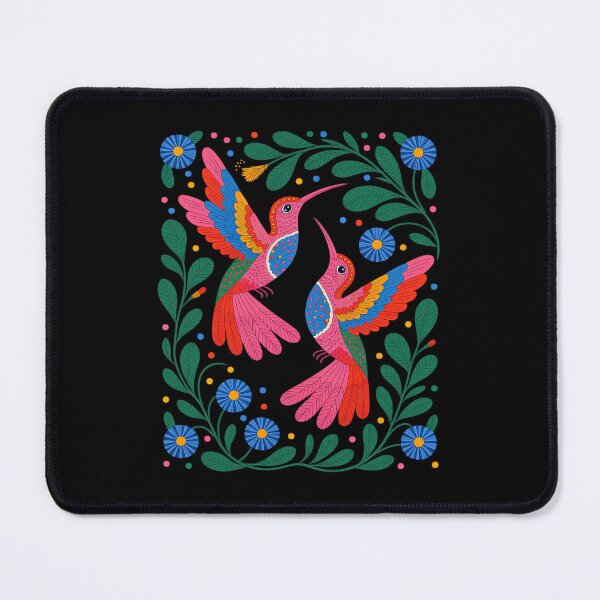 Item preview, Floral Bird Otomi Mexican Embroidery Style Mexicano Mexicana  designed and sold by RsFilsingerArt.