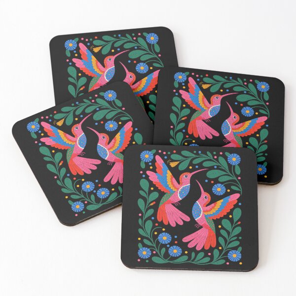 Item preview, Floral Bird Otomi Mexican Embroidery Style Mexicano Mexicana  designed and sold by RsFilsingerArt.