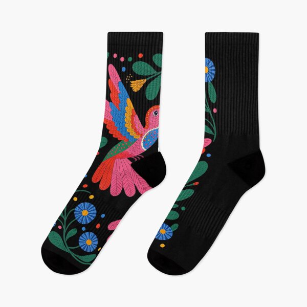 Item preview, Floral Bird Otomi Mexican Embroidery Style Mexicano Mexicana  designed and sold by RsFilsingerArt.