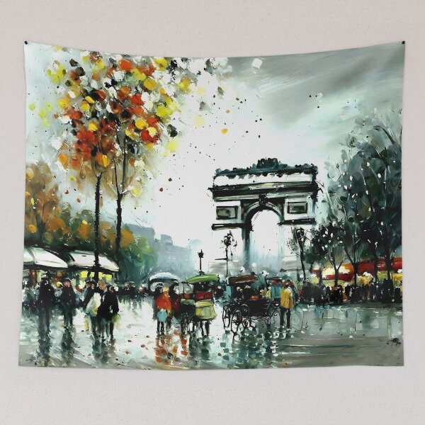 Item preview, Champs-Élysée: Parisian Lights and Carriages Along the Grand Boulevard - 06 designed and sold by artdesignsnow.