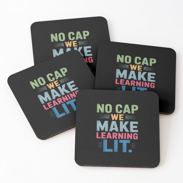 Item preview, No Cap We Make Learning Lit Teen Slang Matching Teacher designed and sold by NetoGalaxy.