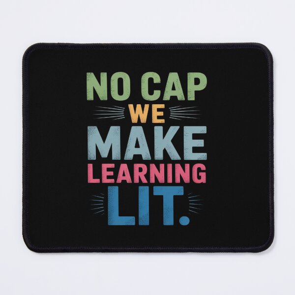 Item preview, No Cap We Make Learning Lit Teen Slang Matching Teacher designed and sold by NetoGalaxy.