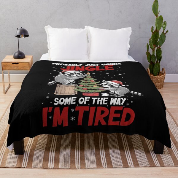 Item preview, Funny Christmas Raccoon Tired Holiday Shirt designed and sold by LashondaGreen89.