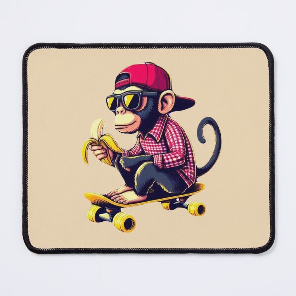 Item preview, Monkey Skateboarding designed and sold by Myra365Art.
