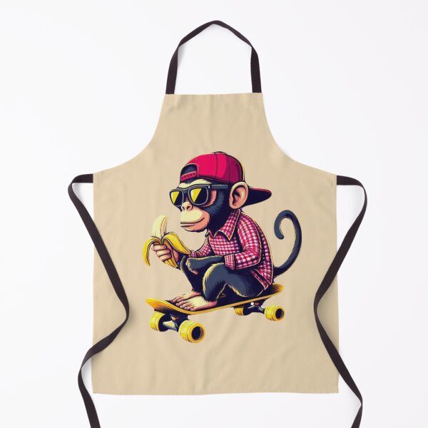 Item preview, Monkey Skateboarding designed and sold by Myra365Art.
