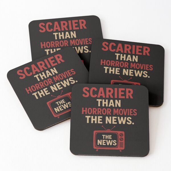 Item preview, Scarier Than Horror Movies? The News. designed and sold by Megaera8.