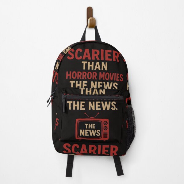 Item preview, Scarier Than Horror Movies? The News. designed and sold by Megaera8.