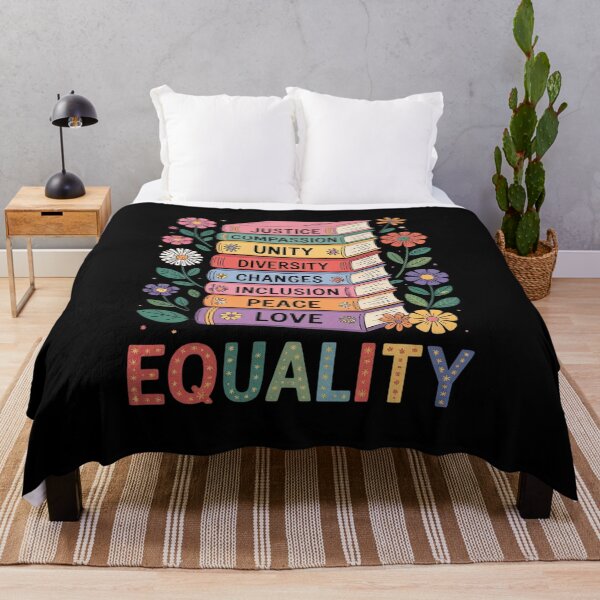 Item preview, Floral Book Equality Human Rights, Social Justice Peace Love designed and sold by RsFilsingerArt.
