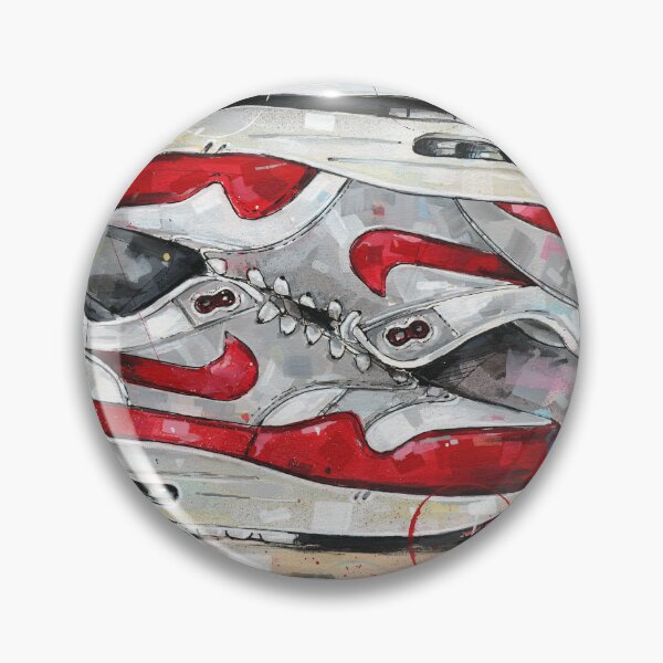 Item preview, AirMax1 OG red in shoebox painting designed and sold by GalleryKauffeld.