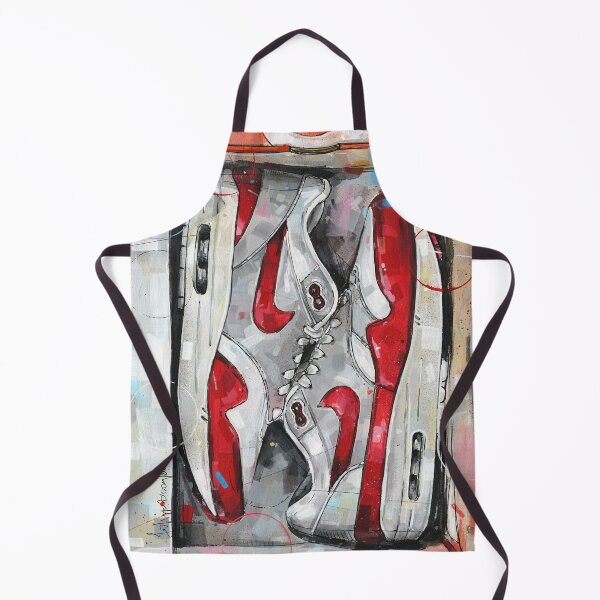 Item preview, AirMax1 OG red in shoebox painting designed and sold by GalleryKauffeld.