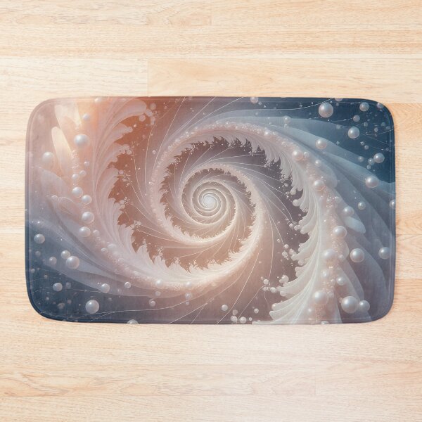 Item preview, Elegant Spiral of Pearls, Coral & Leaves (image size 8320x12480) designed and sold by Digital-Davinci.