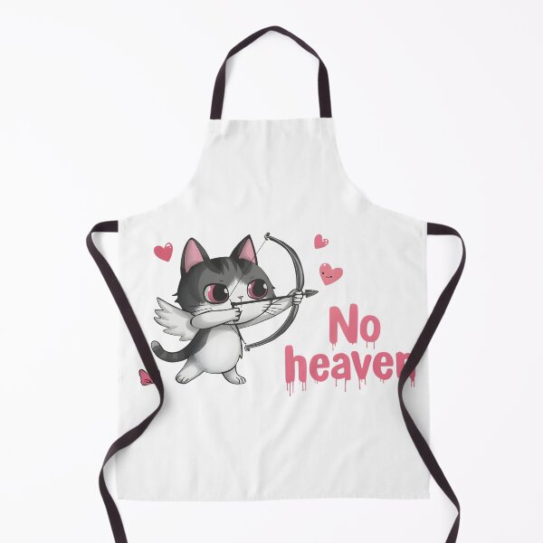 Item preview, “Cute devil cat reporting for duty ?? This ‘No Heaven’ kitty is 90% adorable, 10% chaotic energy. Perfect for anyone who looks sweet… but causes problems on purpose ??” designed and sold by No Heaven.