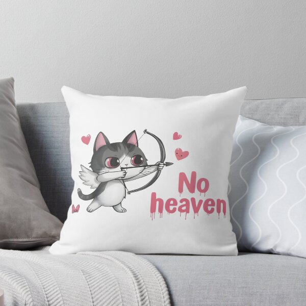 Item preview, “Cute devil cat reporting for duty ?? This ‘No Heaven’ kitty is 90% adorable, 10% chaotic energy. Perfect for anyone who looks sweet… but causes problems on purpose ??” designed and sold by No Heaven.