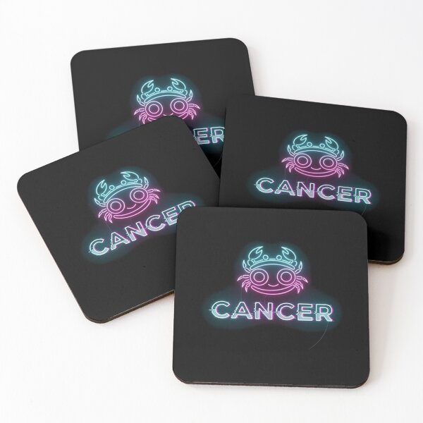Item preview, Neon Glitch Cancer Sign designed and sold by ZodiacWonders.