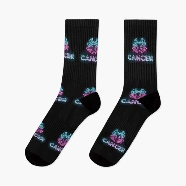 Item preview, Neon Glitch Cancer Sign designed and sold by ZodiacWonders.