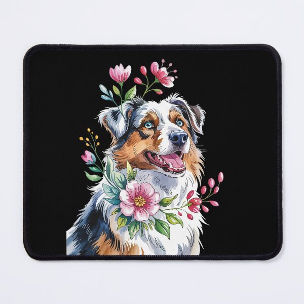 Item preview, Floral Dog Lover , Aussie Dog Mom Floral designed and sold by RoyTill0Art.