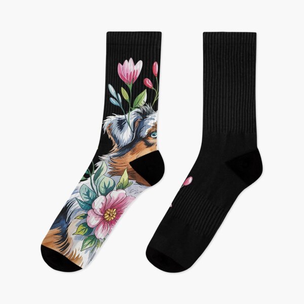 Item preview, Floral Dog Lover , Aussie Dog Mom Floral  designed and sold by RoyTill0Art.