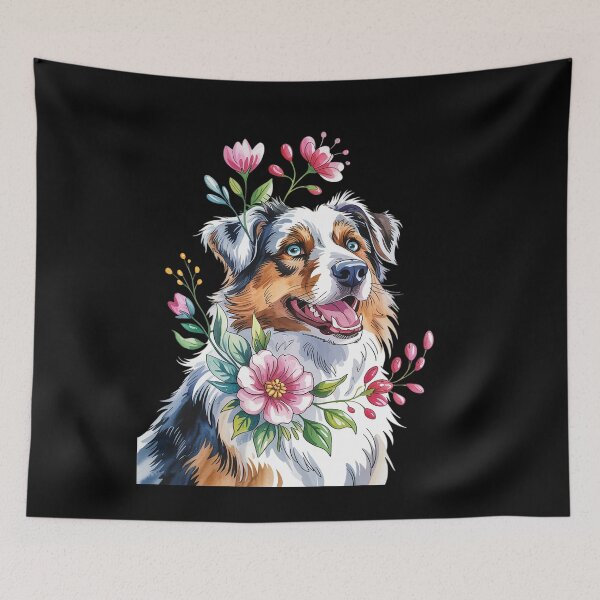 Item preview, Floral Dog Lover , Aussie Dog Mom Floral  designed and sold by RoyTill0Art.