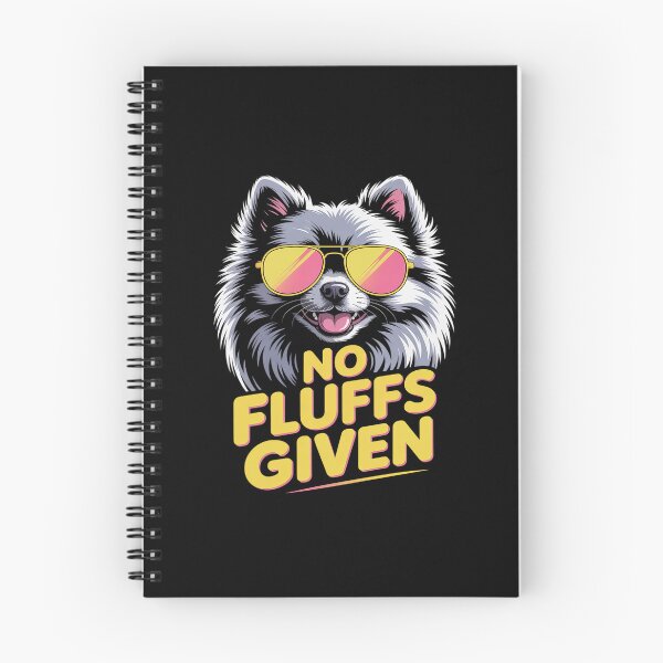Item preview, No Fluffs Given - Groovy Pomeranian Dog Owner Animal Lover designed and sold by NetoGalaxy.