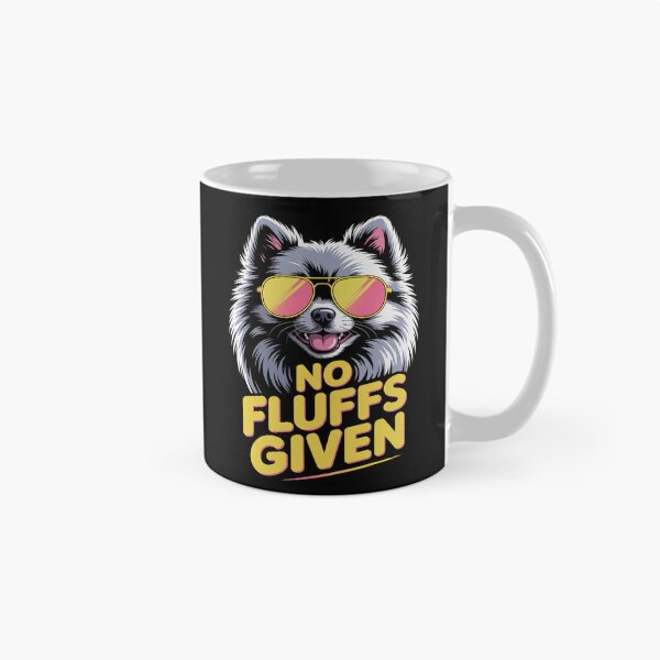 Item preview, No Fluffs Given - Groovy Pomeranian Dog Owner Animal Lover designed and sold by NetoGalaxy.