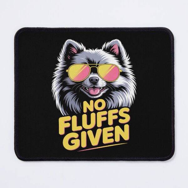 Item preview, No Fluffs Given - Groovy Pomeranian Dog Owner Animal Lover designed and sold by NetoGalaxy.