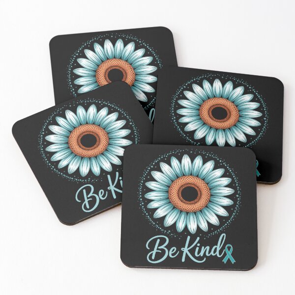 Item preview, Flower Ribbon Kindness Ovarian Cancer Awareness designed and sold by gourpmerzihd.