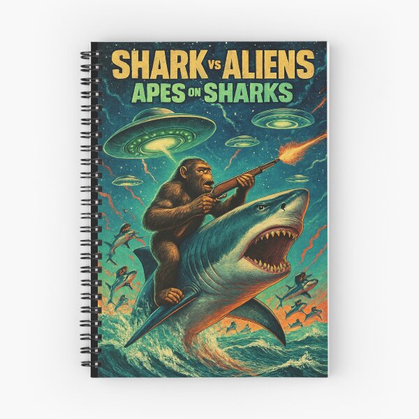 Item preview, Sharks vs Aliens 6 Apes on Sharks  designed and sold by FilMate.