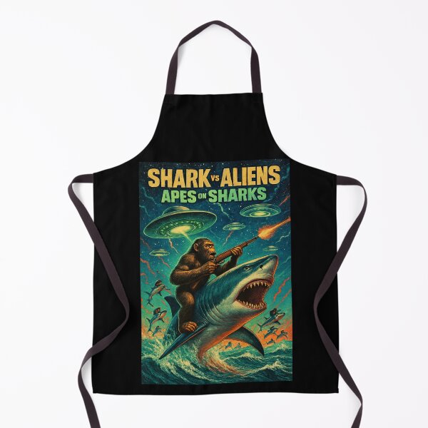Item preview, Sharks vs Aliens 6 Apes on Sharks  designed and sold by FilMate.