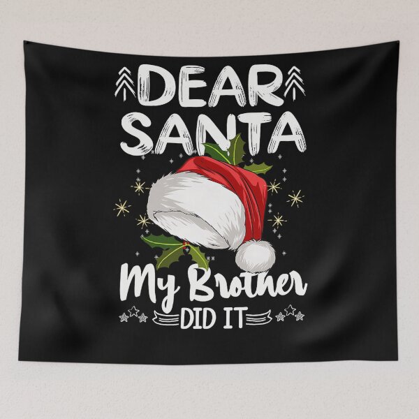 Item preview, Did Dear It Christmas Retro Funny My Holiday Brother Vintage Santa designed and sold by MediarMedic.
