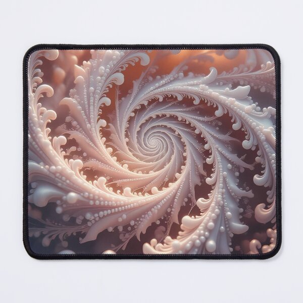 Item preview, Spiral of Coral with Ferns Leaves Motif (image size 8320x12480) designed and sold by Digital-Davinci.
